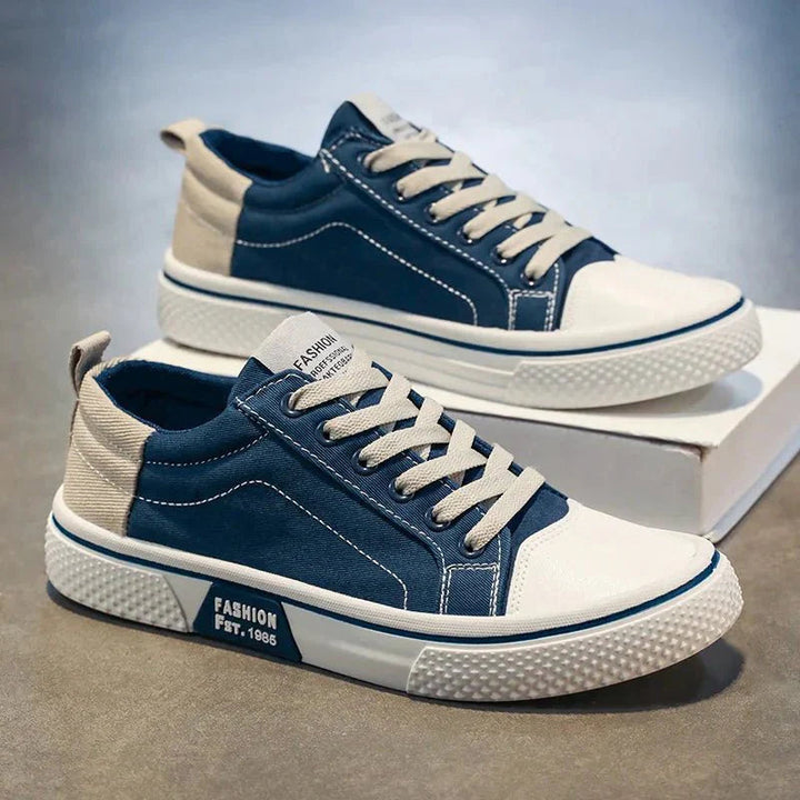 Leszek | Męskie Sneakersy z Klasycznym Sznurowaniem