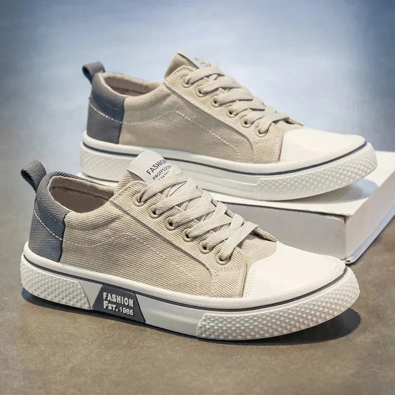 Leszek | Męskie Sneakersy z Klasycznym Sznurowaniem
