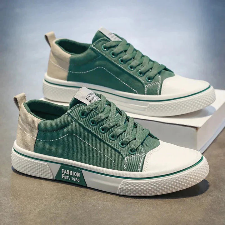 Leszek | Męskie Sneakersy z Klasycznym Sznurowaniem
