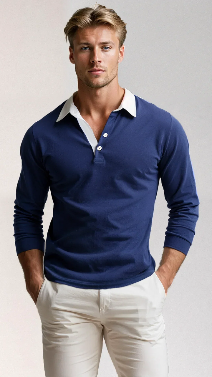 Męski sweter polo – Lorenzo