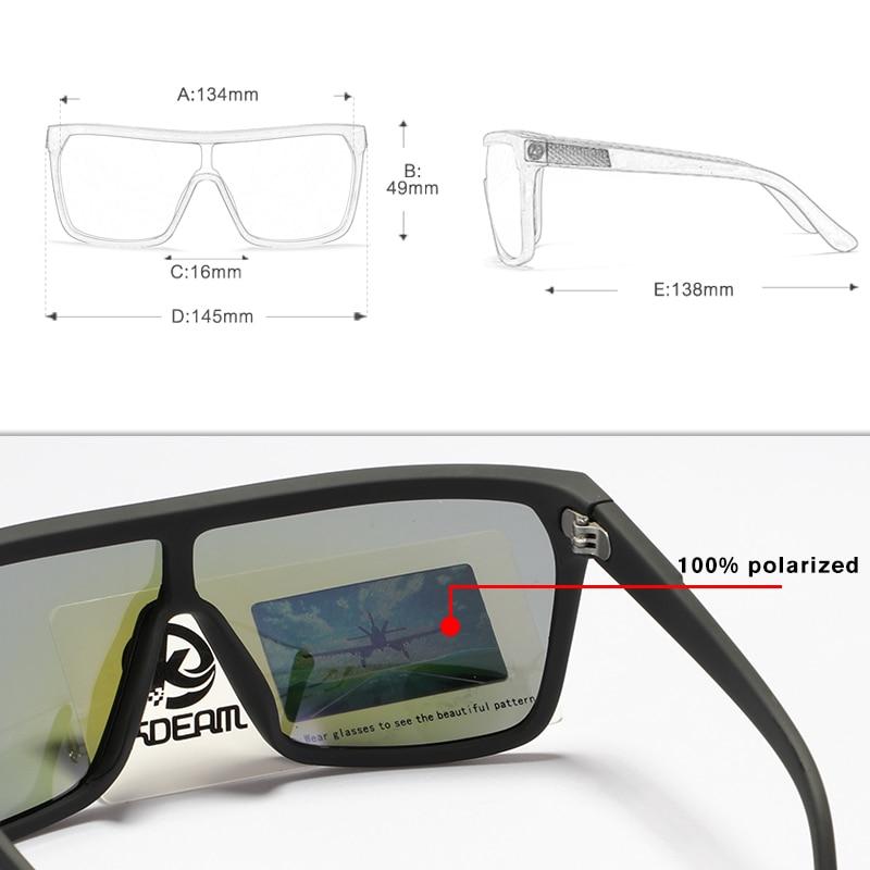 Męskie okulary przeciwsłoneczne z filtrem UV i elastyczną ramką – Jonas