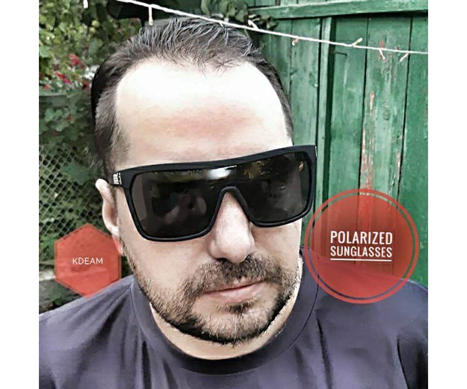 Męskie okulary przeciwsłoneczne z filtrem UV i elastyczną ramką – Jonas