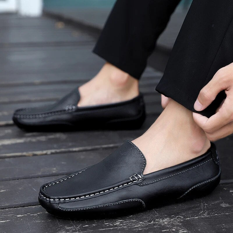 Męskie skórzane loafersy – Damiano