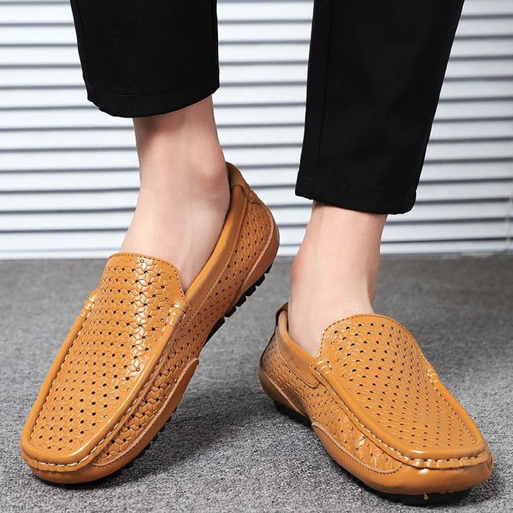 Męskie skórzane loafersy – Damiano