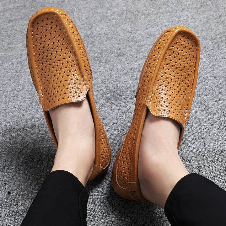 Męskie skórzane loafersy – Damiano