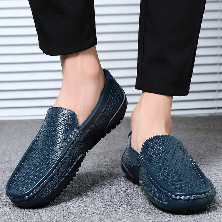 Męskie skórzane loafersy – Damiano