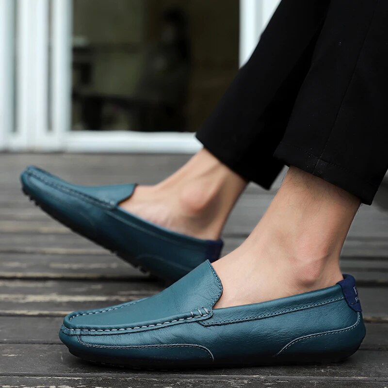 Męskie skórzane loafersy – Damiano