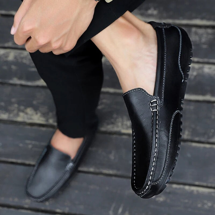 Męskie skórzane loafersy – Damiano