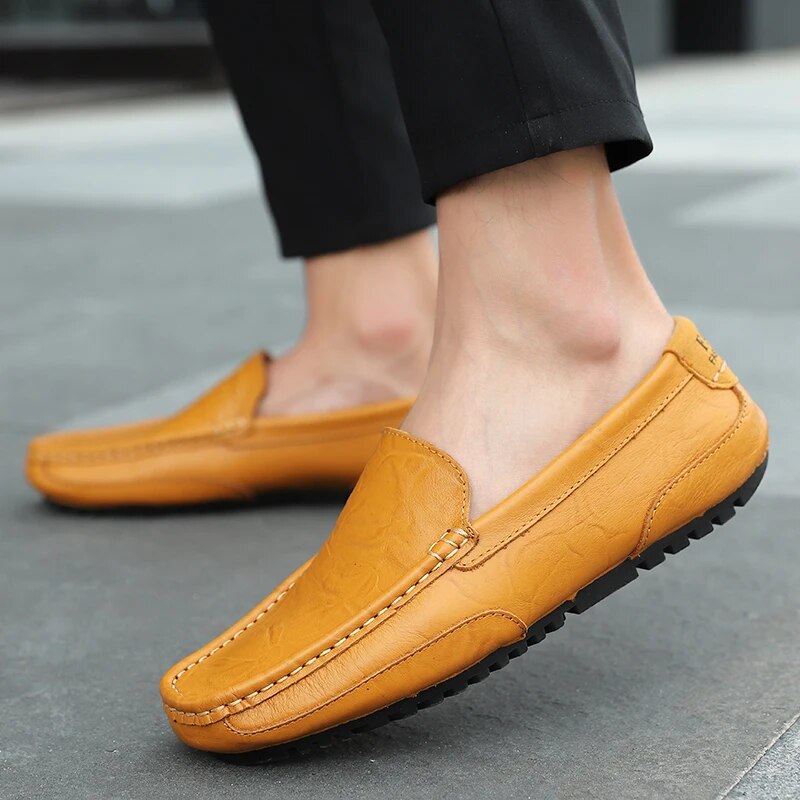 Męskie skórzane loafersy – Damiano