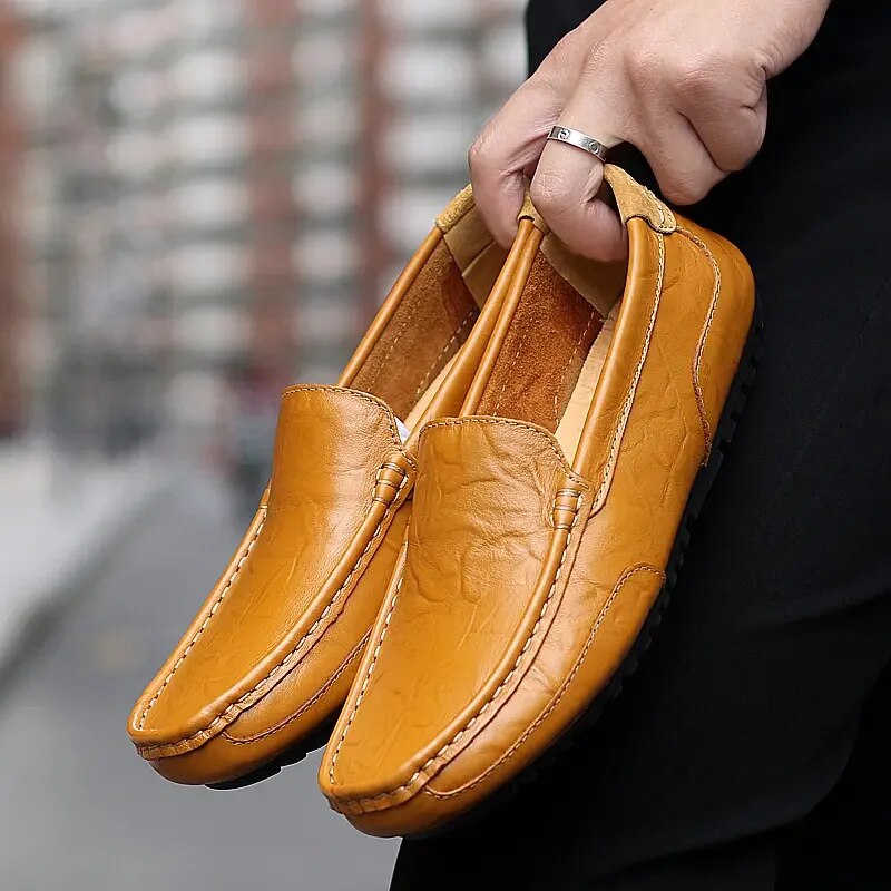 Męskie skórzane loafersy – Damiano