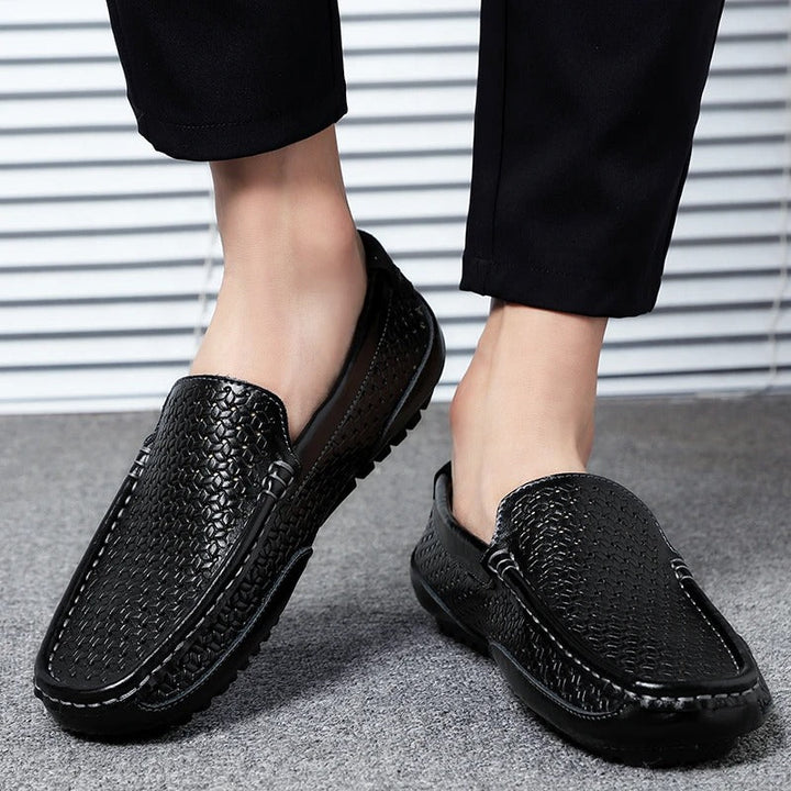 Męskie skórzane loafersy – Damiano