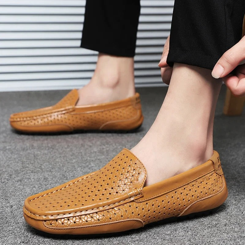Męskie skórzane loafersy – Damiano