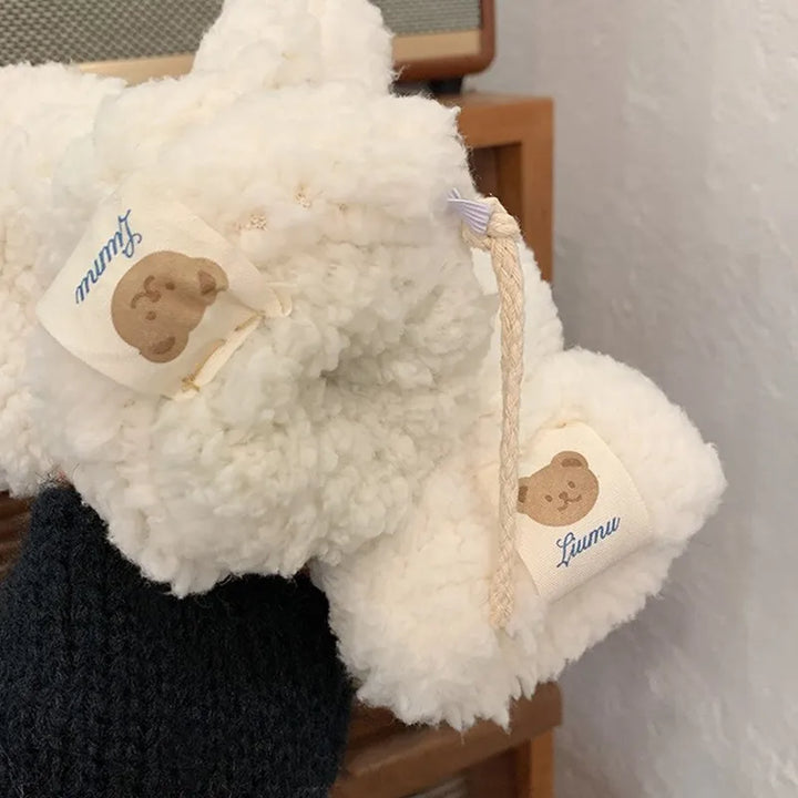 Miękkie damskie rękawice teddy - Mila