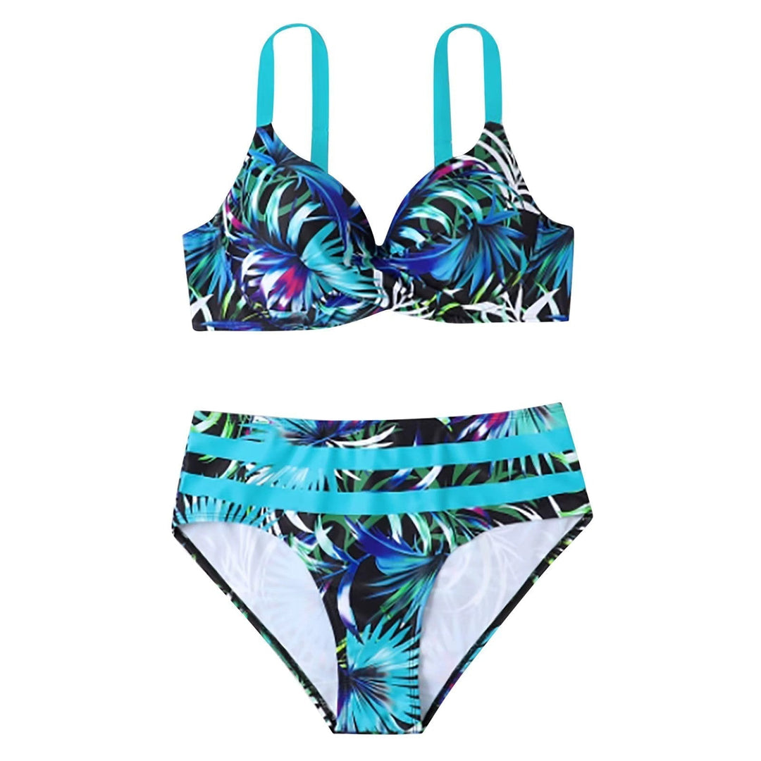 Modny zestaw bikini z wysokim stanem – Selina