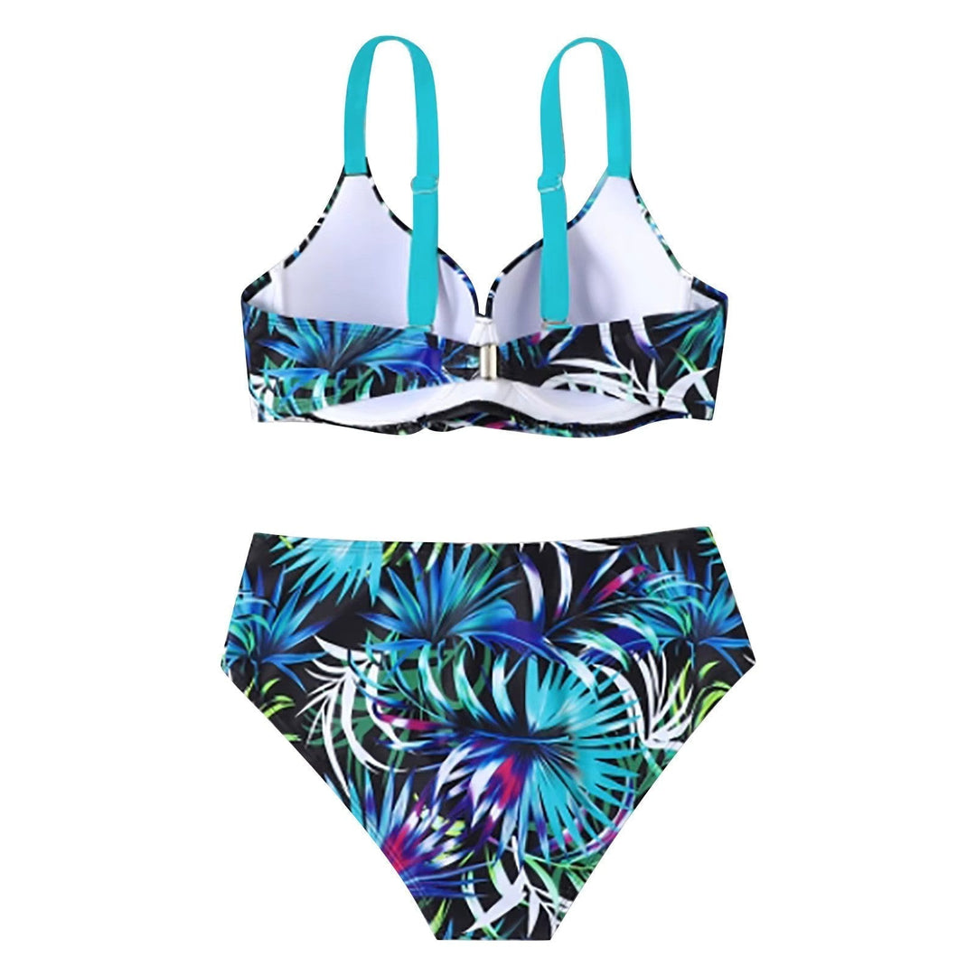 Modny zestaw bikini z wysokim stanem – Selina