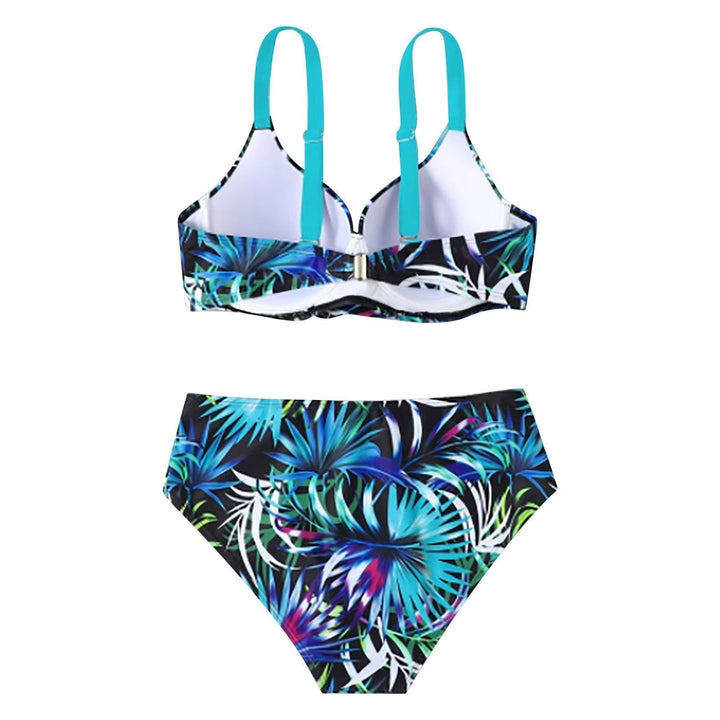 Modny zestaw bikini z wysokim stanem – Selina