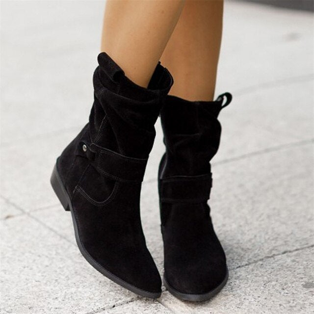 Niskie zimowe buty - Freya
