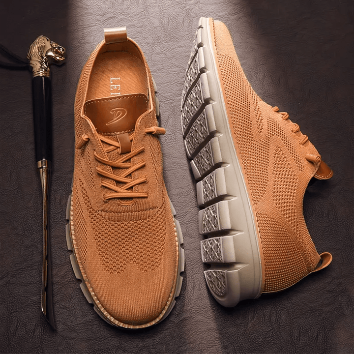 Oddychające i ultrawygodne męskie sneakersy w minimalistycznym designie – Elias