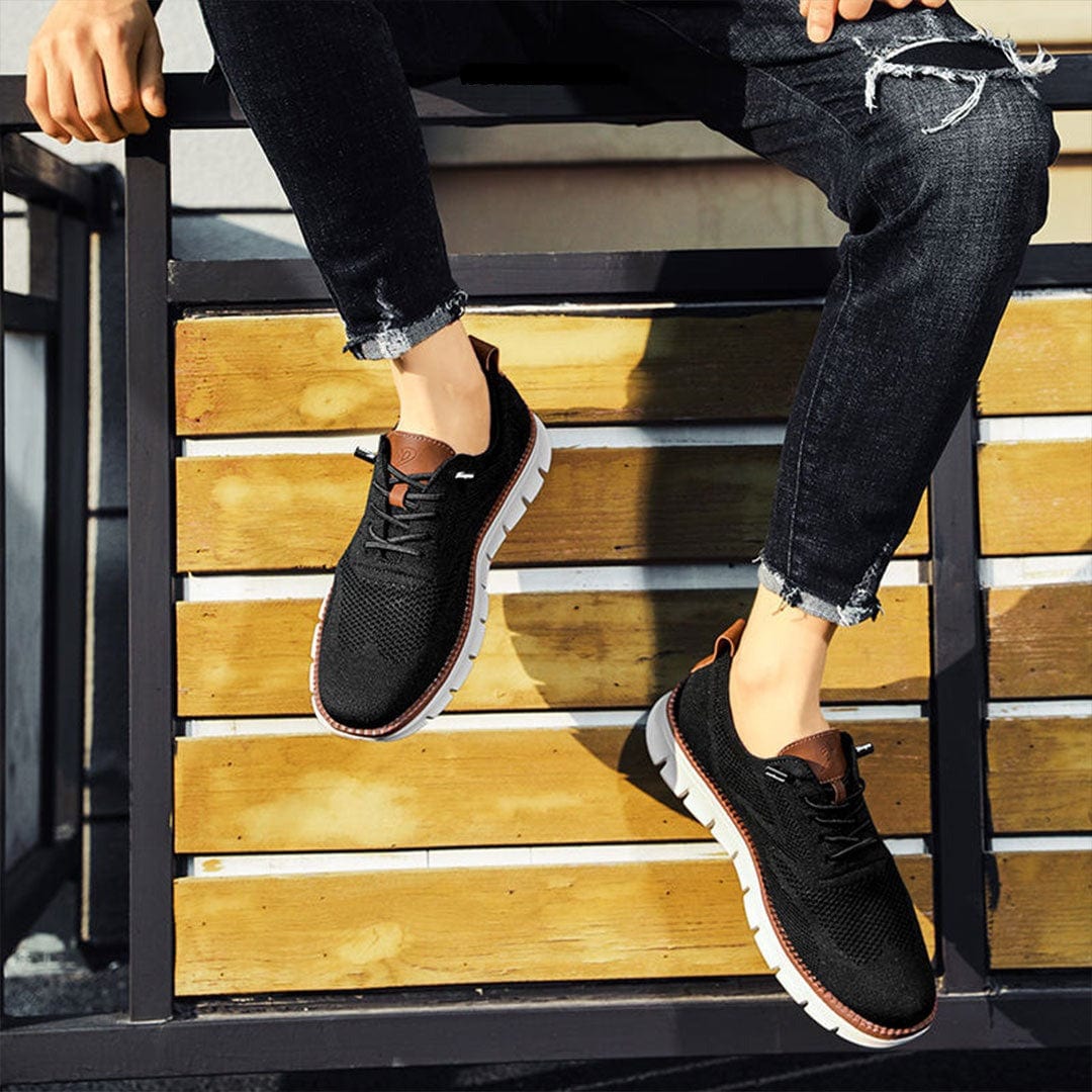 Oddychające i ultrawygodne męskie sneakersy w minimalistycznym designie – Elias
