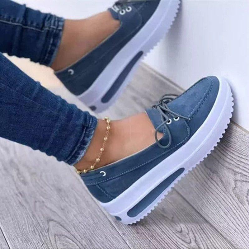 Ortopedyczne damskie espadryle z poduszką powietrzną – Malina