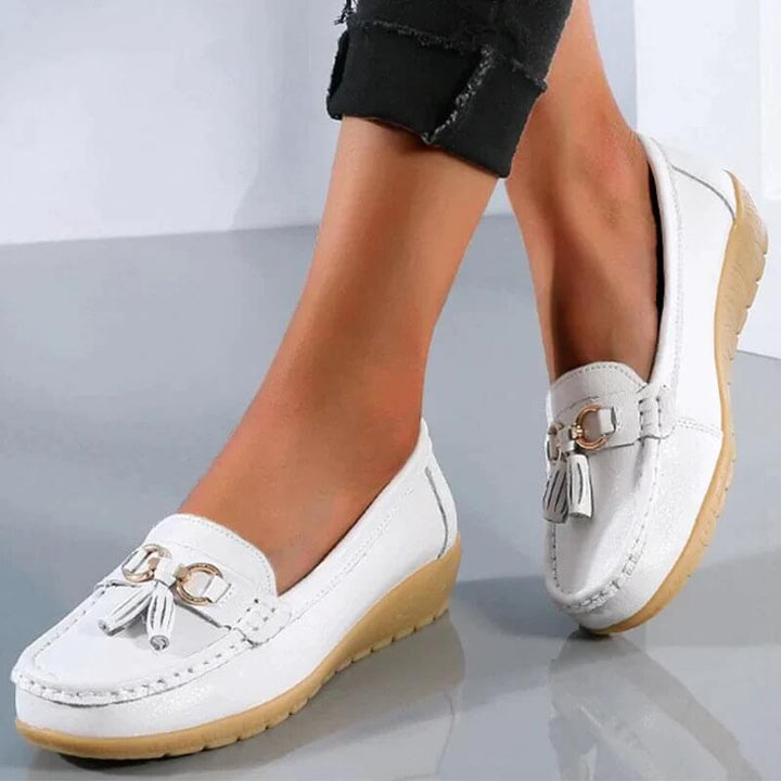Ortopedyczne skórzane loafersy – Isabella