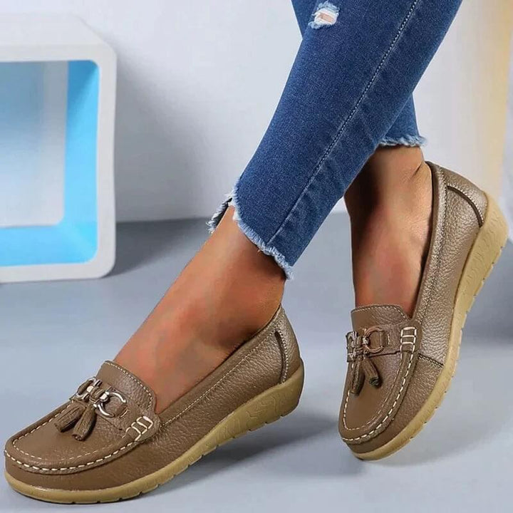 Ortopedyczne skórzane loafersy – Isabella