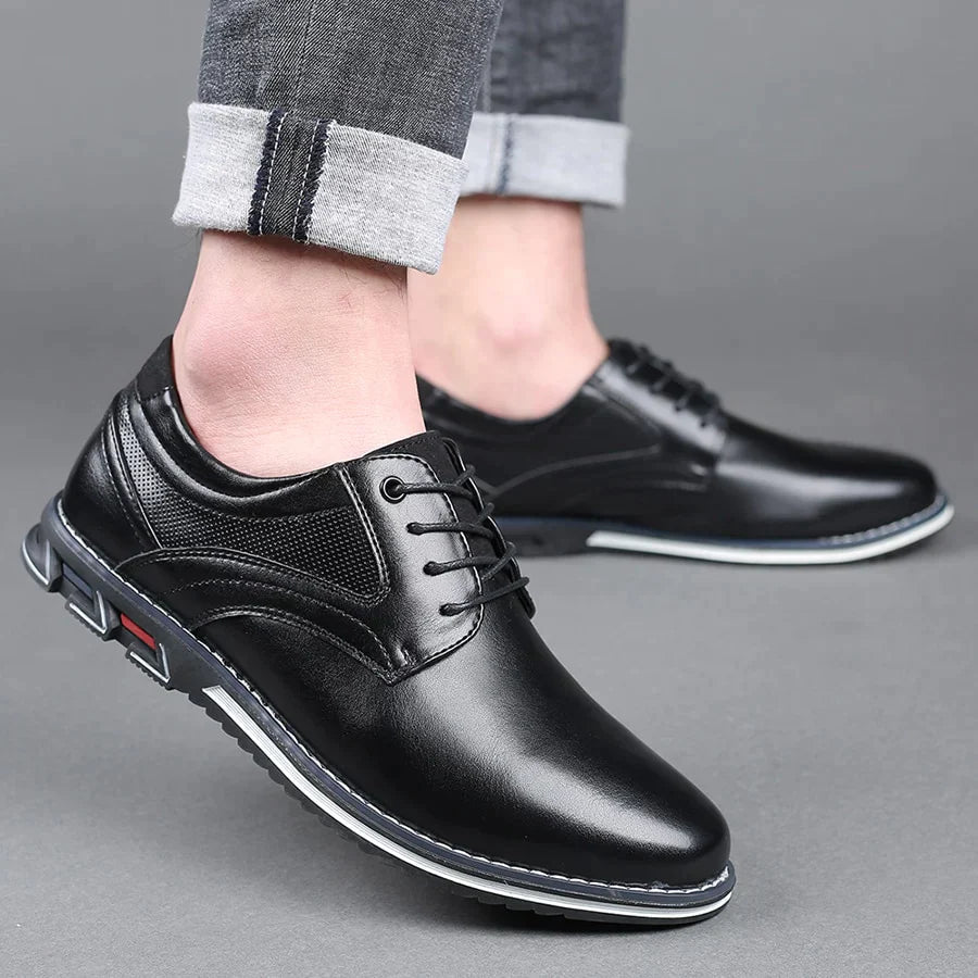 Ortopedyczne Skórzane Męskie Buty – Finn