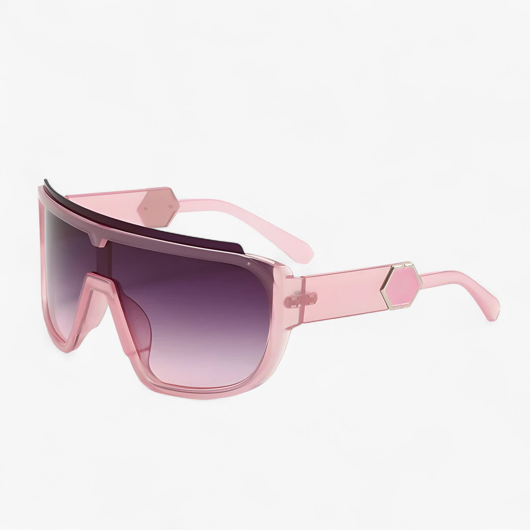 Oversized Monoblock Wraparound okulary przeciwsłoneczne – Auron