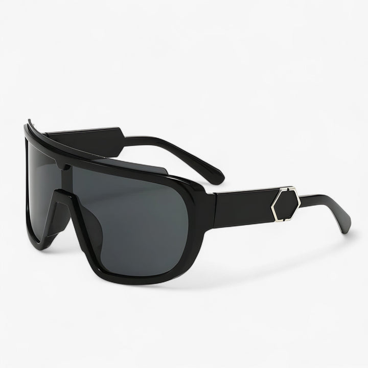 Oversized Monoblock Wraparound okulary przeciwsłoneczne – Auron