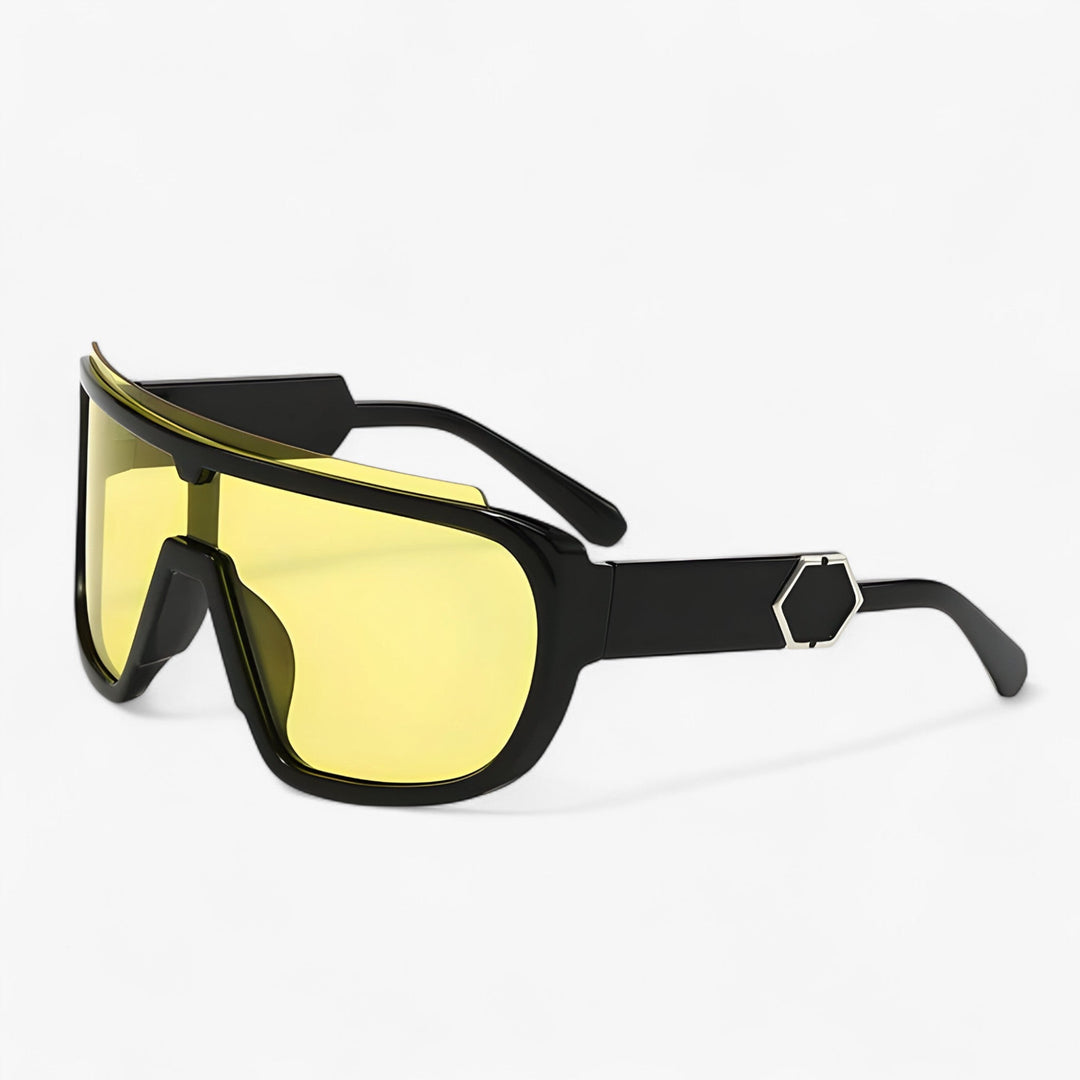 Oversized Monoblock Wraparound okulary przeciwsłoneczne – Auron