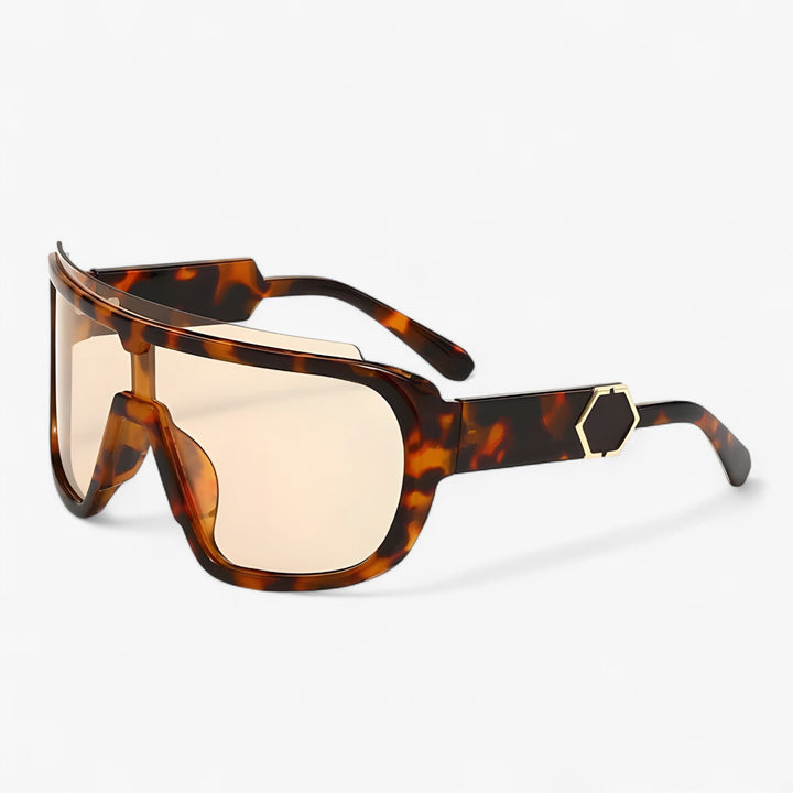 Oversized Monoblock Wraparound okulary przeciwsłoneczne – Auron