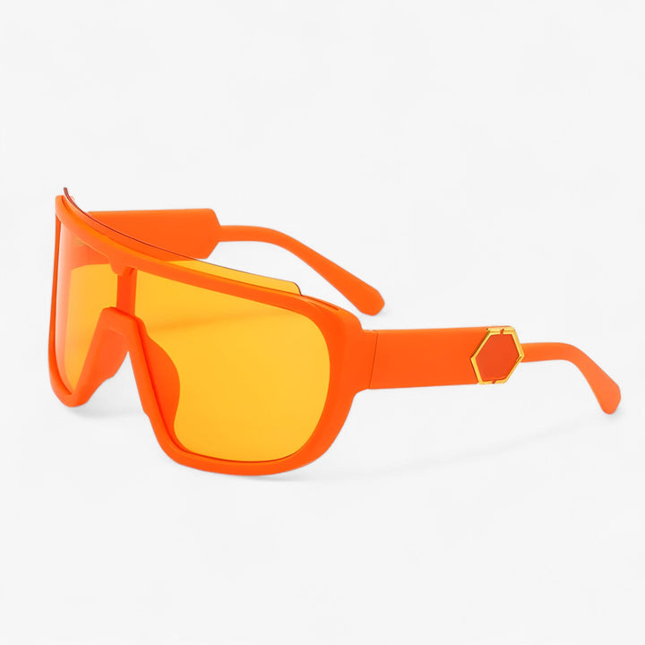 Oversized Monoblock Wraparound okulary przeciwsłoneczne – Auron