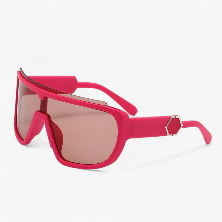 Oversized Monoblock Wraparound okulary przeciwsłoneczne – Auron