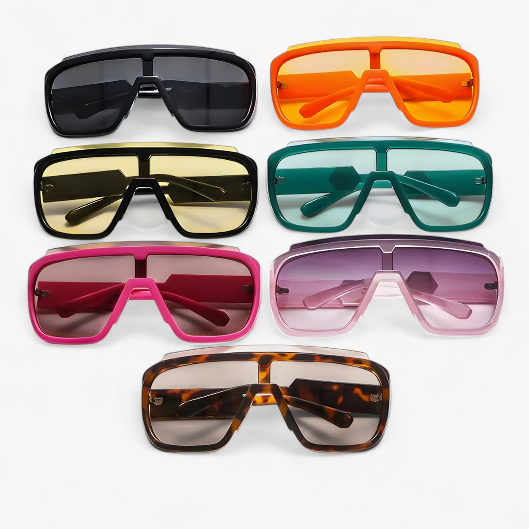 Oversized Monoblock Wraparound okulary przeciwsłoneczne – Auron