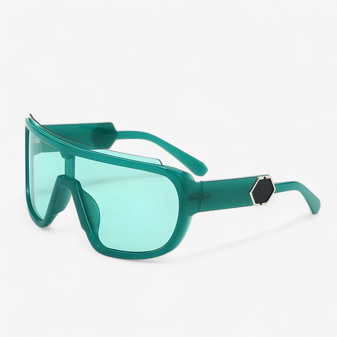 Oversized Monoblock Wraparound okulary przeciwsłoneczne – Auron