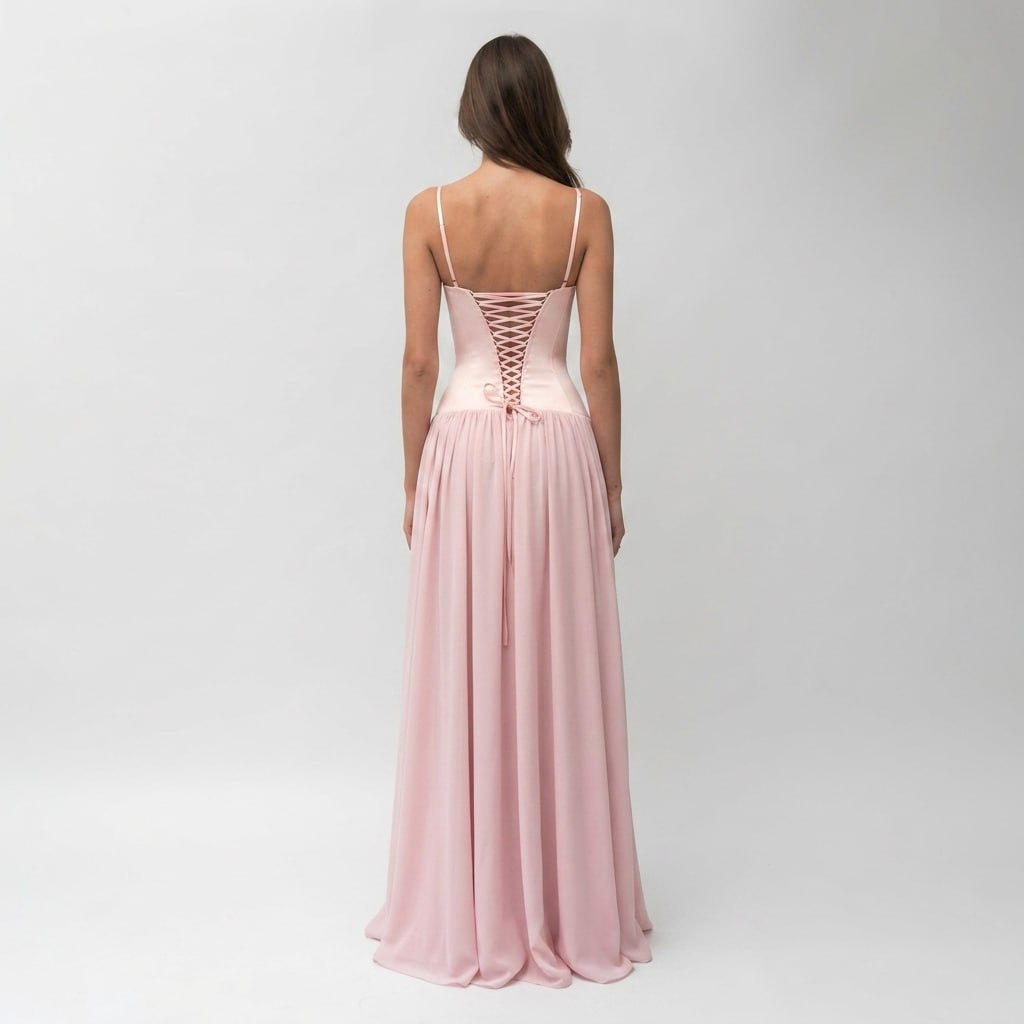 Kaminski | Elegancka sukienka maxi z gorsetem sweetheart