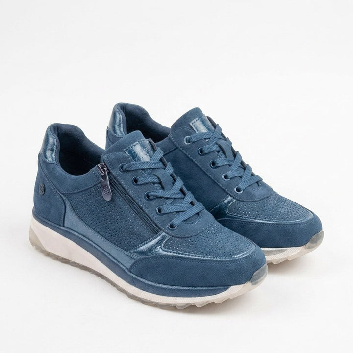 Kaminski | Damskie Sneakersy Ortopedyczne Walking z Zamkiem i Amortyzacją
