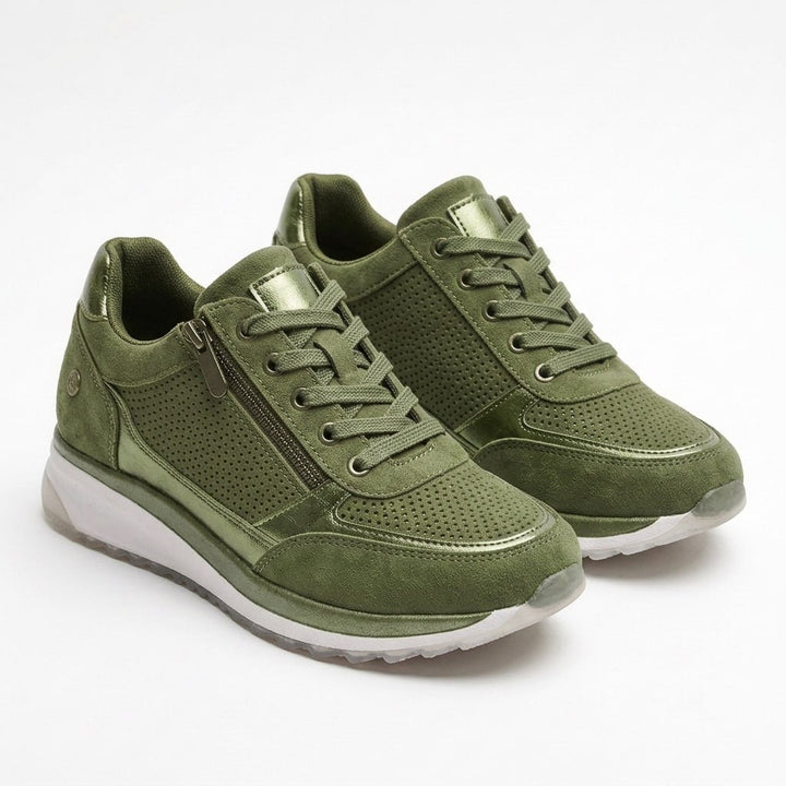 Kaminski | Damskie Sneakersy Ortopedyczne Walking z Zamkiem i Amortyzacją