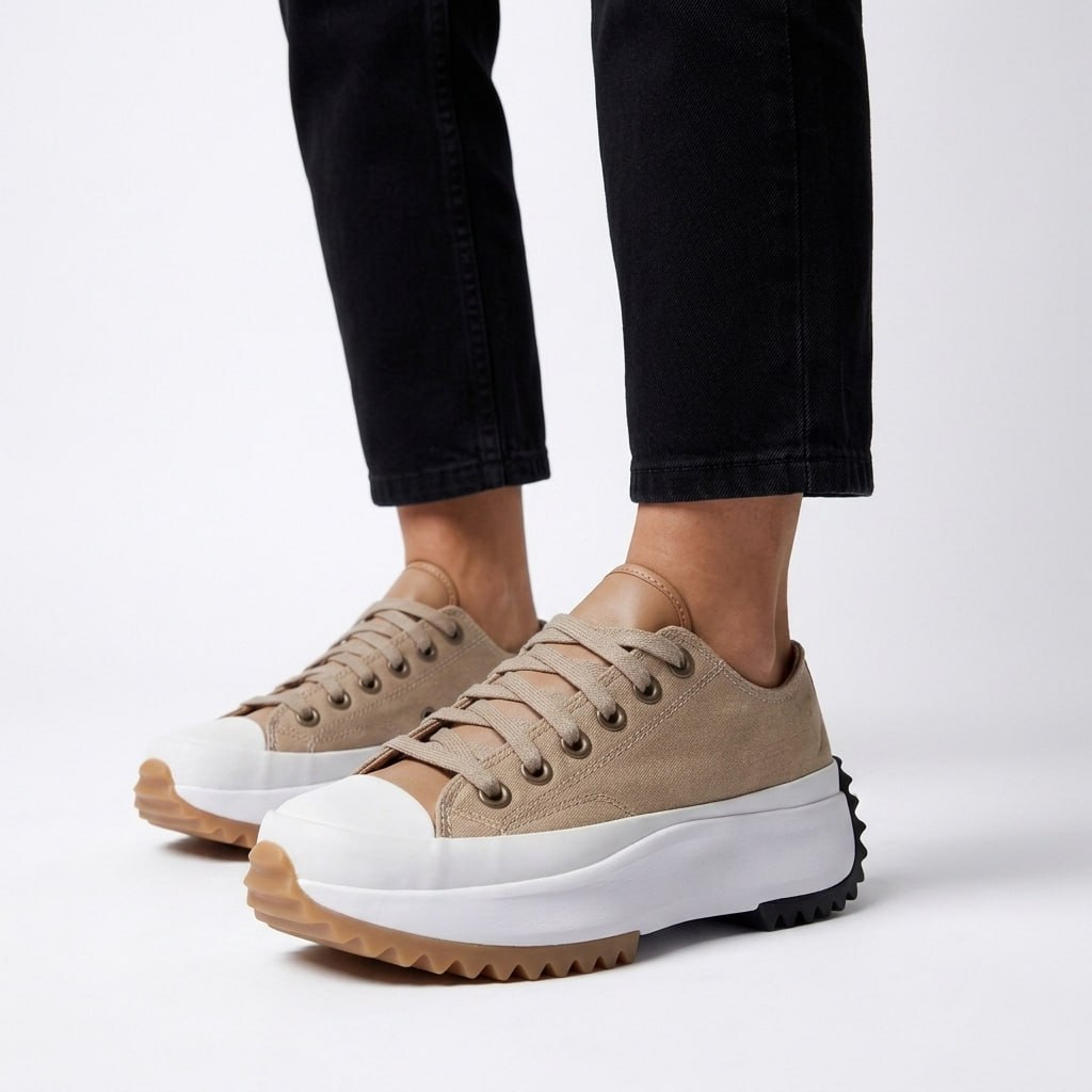 Kaminski | Damskie Sneakersy Casual na Platformie z Antypoślizgową Podeszwą
