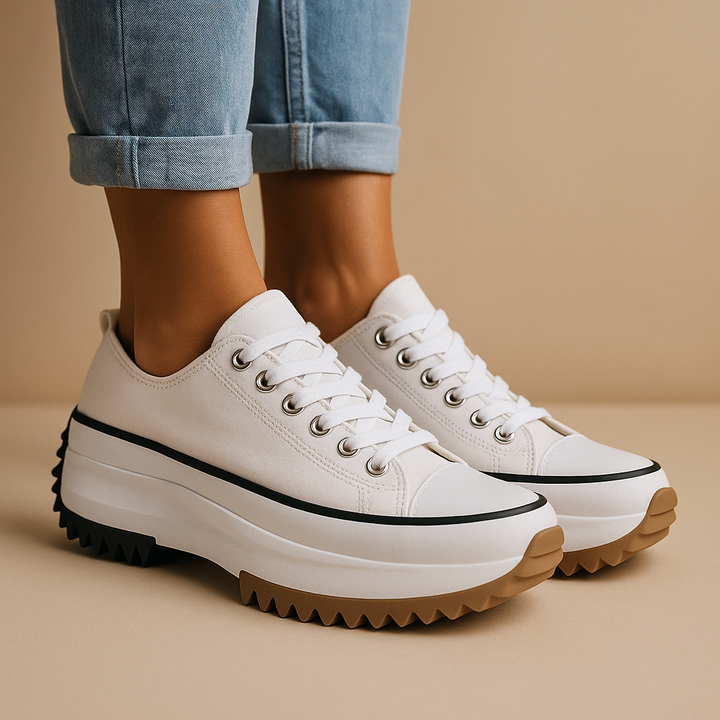 Kaminski | Damskie sneakersy na platformie z masywną podeszwą | Karolina