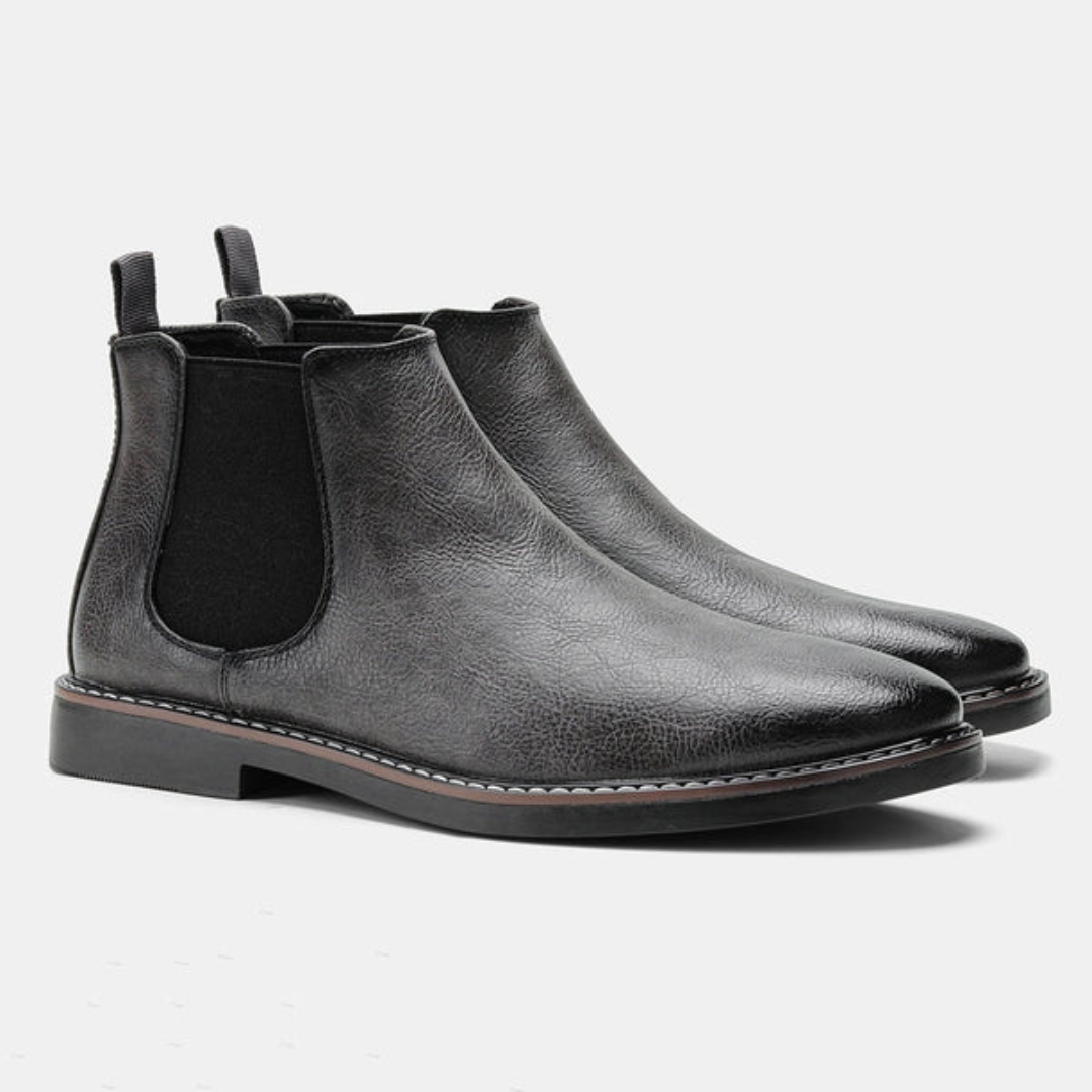 Ponadczasowe męskie buty Chelsea - David