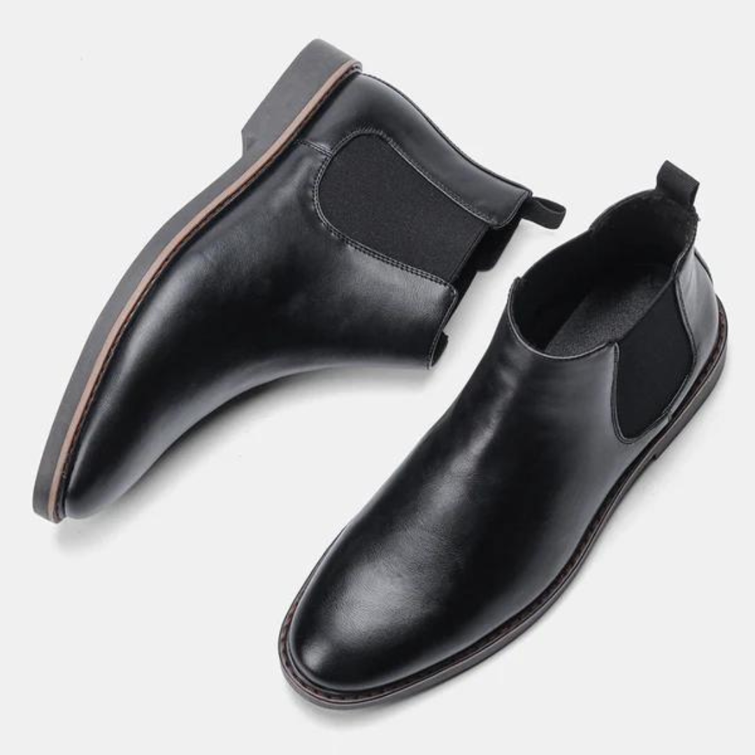 Ponadczasowe męskie buty Chelsea - David