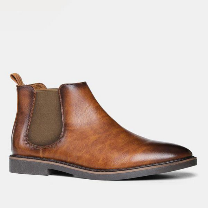 Ponadczasowe męskie buty Chelsea - David