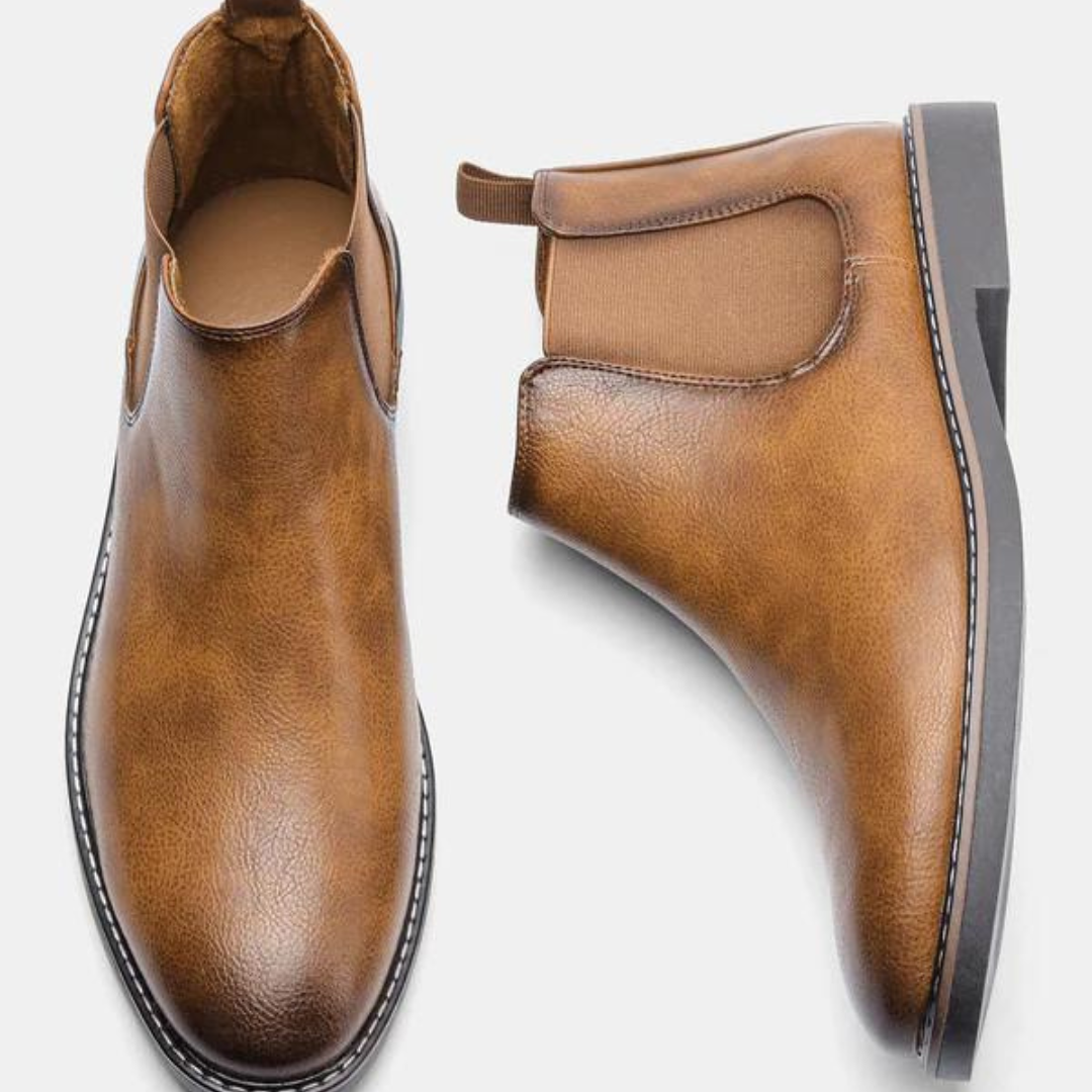 Ponadczasowe męskie buty Chelsea - David