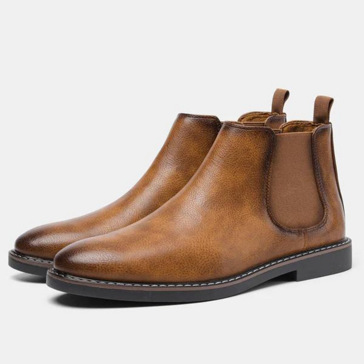 Ponadczasowe męskie buty Chelsea - David