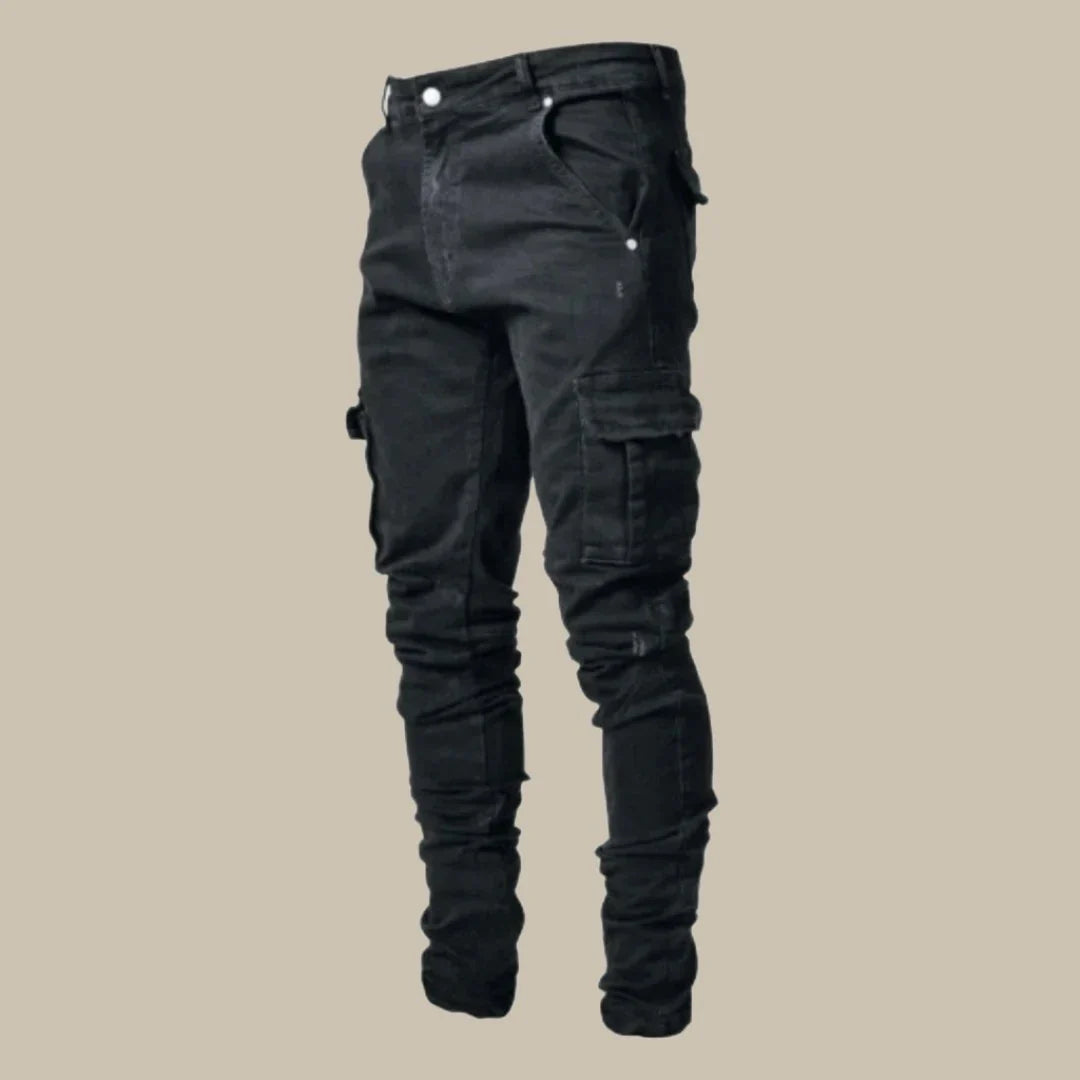 Premium Stretch Cargo Jeans dla Mężczyzn - Orion