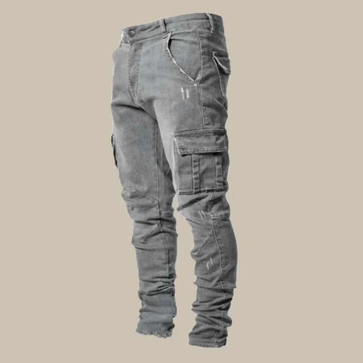Premium Stretch Cargo Jeans dla Mężczyzn - Orion