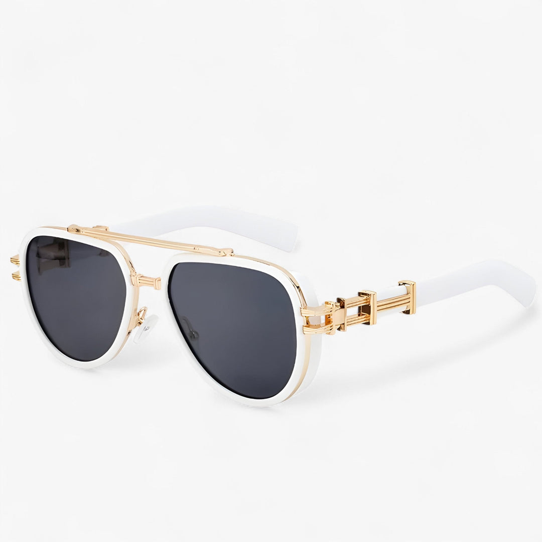 Przesadna okulary przeciwsłoneczne w stylu steampunk z polaryzowanymi soczewkami – Arclight
