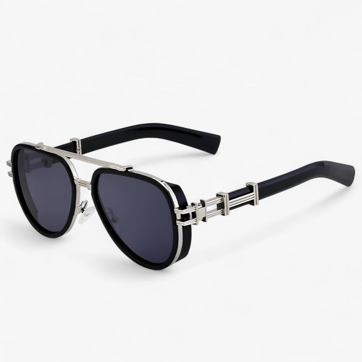 Przesadna okulary przeciwsłoneczne w stylu steampunk z polaryzowanymi soczewkami – Arclight