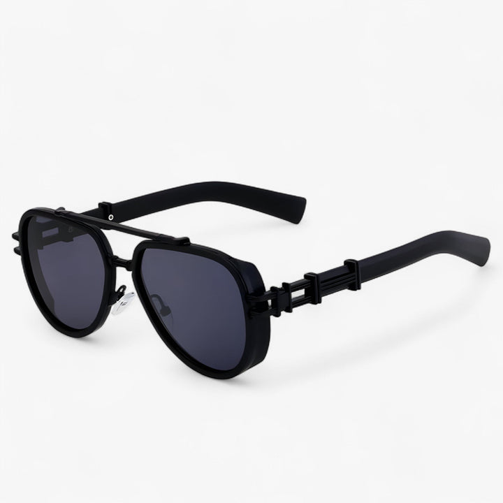 Przesadna okulary przeciwsłoneczne w stylu steampunk z polaryzowanymi soczewkami – Arclight